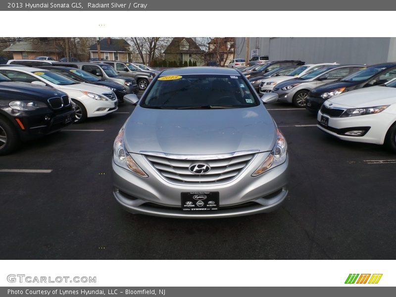 Radiant Silver / Gray 2013 Hyundai Sonata GLS