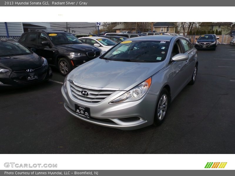 Radiant Silver / Gray 2013 Hyundai Sonata GLS