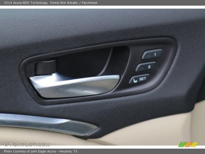 Forest Mist Metallic / Parchment 2014 Acura MDX Technology
