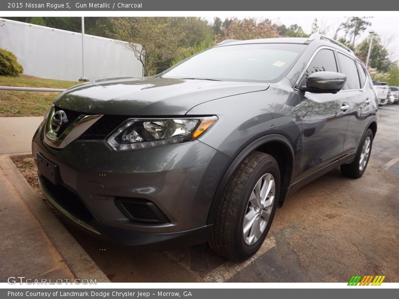 Gun Metallic / Charcoal 2015 Nissan Rogue S