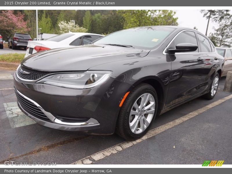 Granite Crystal Metallic / Black/Linen 2015 Chrysler 200 Limited