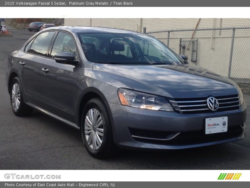 Platinum Gray Metallic / Titan Black 2015 Volkswagen Passat S Sedan