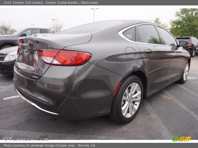 Granite Crystal Metallic / Black/Linen 2015 Chrysler 200 Limited