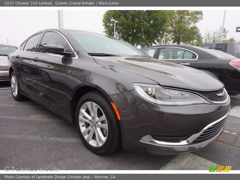 Granite Crystal Metallic / Black/Linen 2015 Chrysler 200 Limited