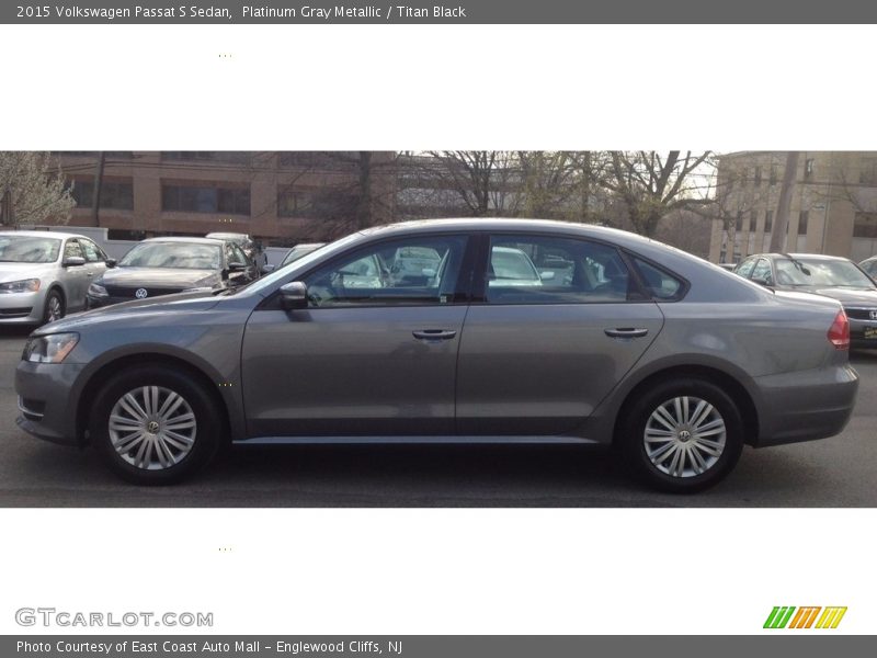 Platinum Gray Metallic / Titan Black 2015 Volkswagen Passat S Sedan