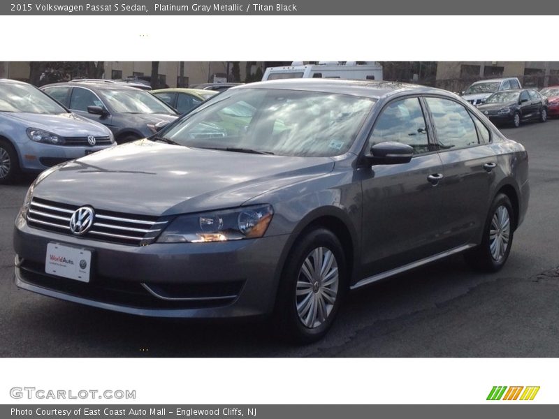 Platinum Gray Metallic / Titan Black 2015 Volkswagen Passat S Sedan