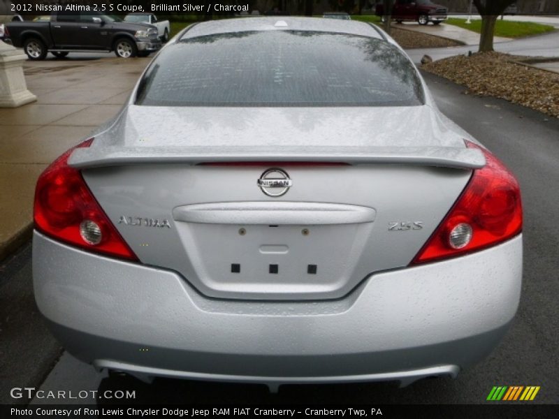 Brilliant Silver / Charcoal 2012 Nissan Altima 2.5 S Coupe