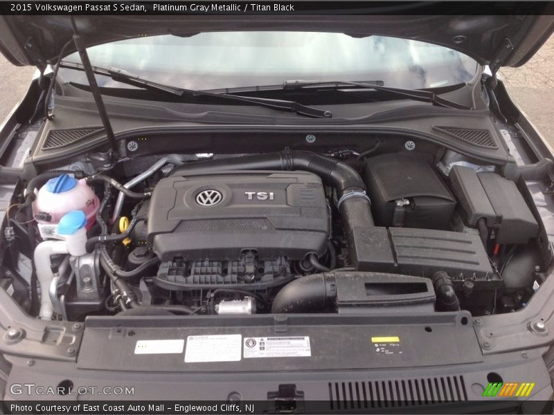 Platinum Gray Metallic / Titan Black 2015 Volkswagen Passat S Sedan