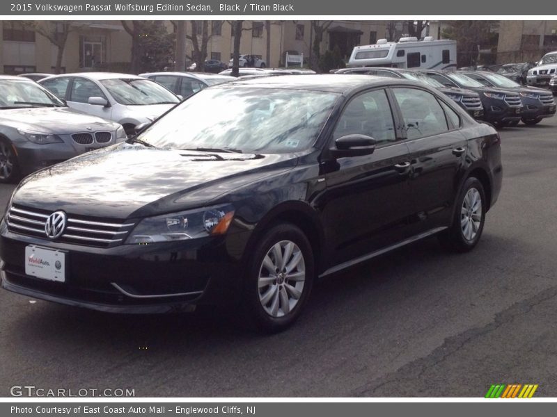 Black / Titan Black 2015 Volkswagen Passat Wolfsburg Edition Sedan