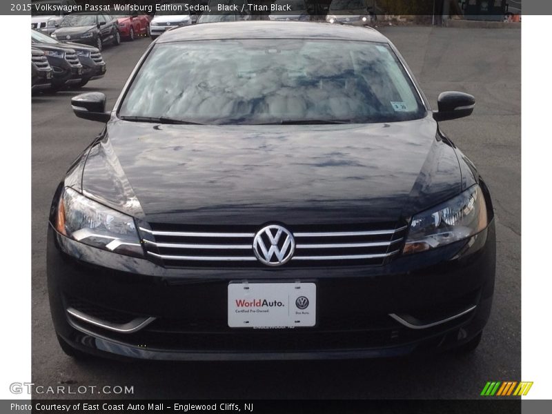 Black / Titan Black 2015 Volkswagen Passat Wolfsburg Edition Sedan