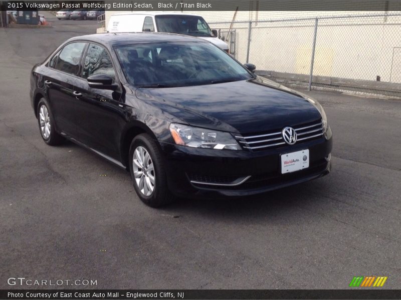 Black / Titan Black 2015 Volkswagen Passat Wolfsburg Edition Sedan