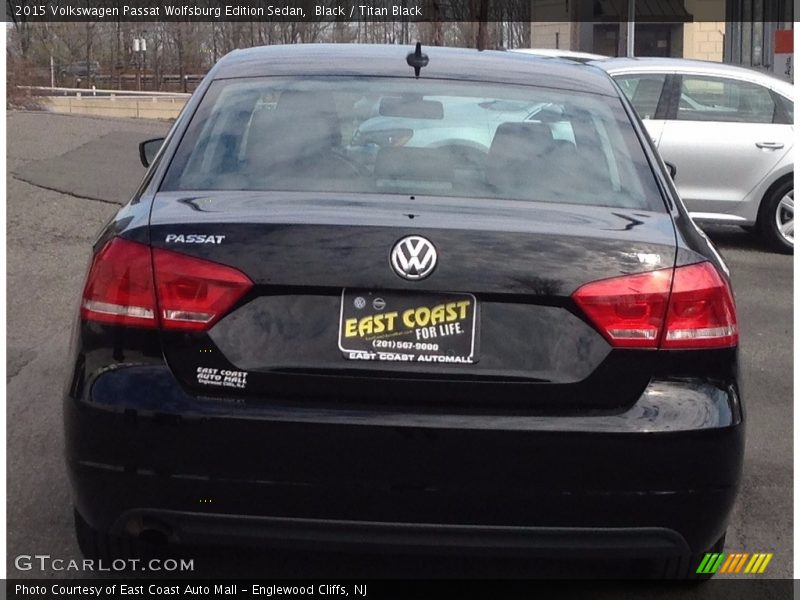 Black / Titan Black 2015 Volkswagen Passat Wolfsburg Edition Sedan