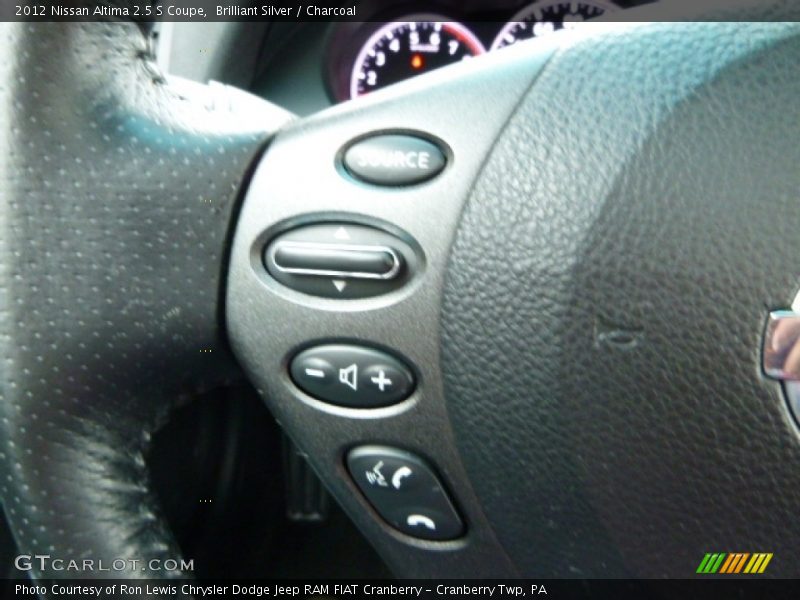 Brilliant Silver / Charcoal 2012 Nissan Altima 2.5 S Coupe