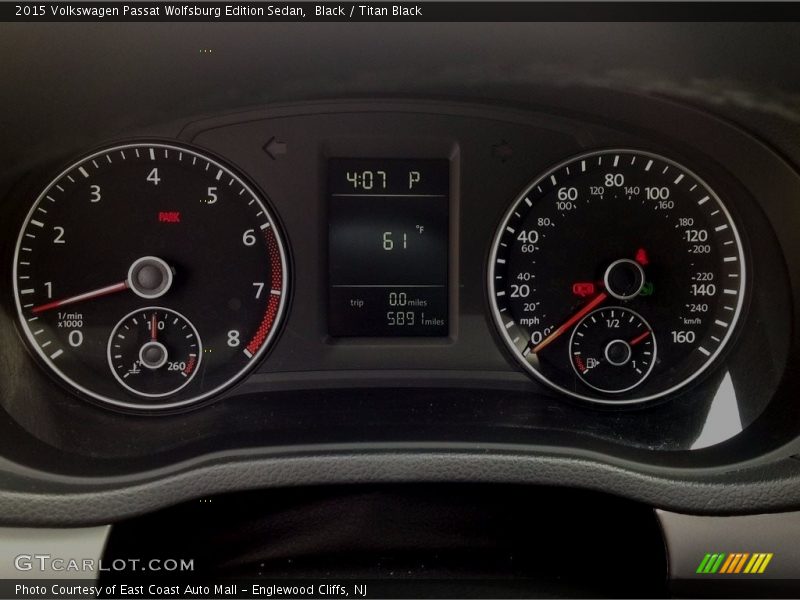 Black / Titan Black 2015 Volkswagen Passat Wolfsburg Edition Sedan