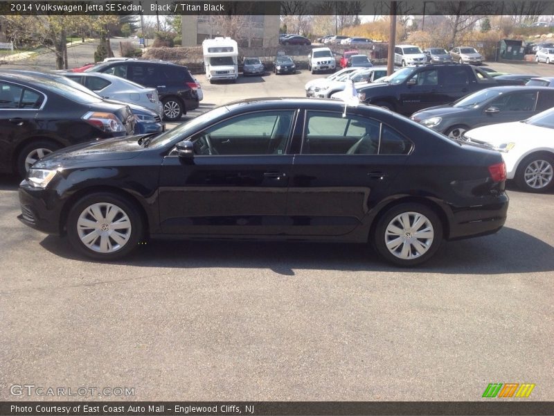 Black / Titan Black 2014 Volkswagen Jetta SE Sedan