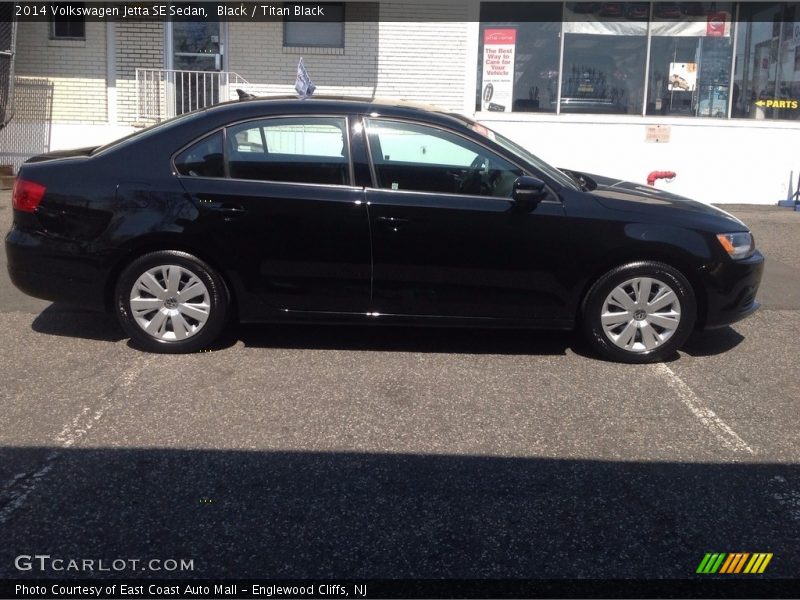 Black / Titan Black 2014 Volkswagen Jetta SE Sedan
