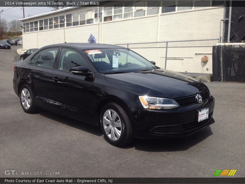 Black / Titan Black 2014 Volkswagen Jetta SE Sedan