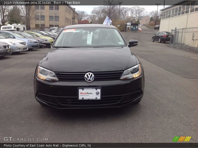 Black / Titan Black 2014 Volkswagen Jetta SE Sedan
