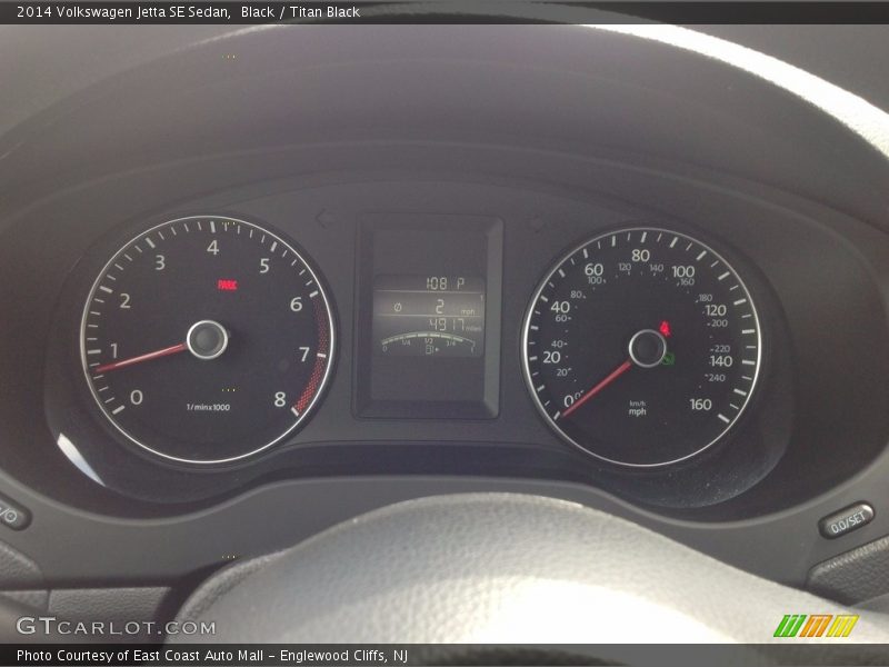 Black / Titan Black 2014 Volkswagen Jetta SE Sedan