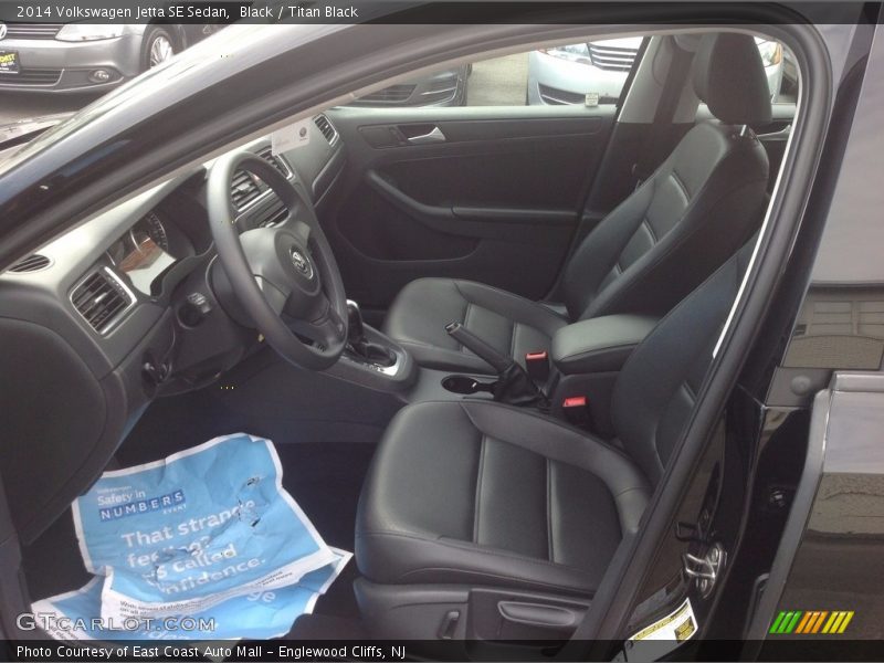 Black / Titan Black 2014 Volkswagen Jetta SE Sedan
