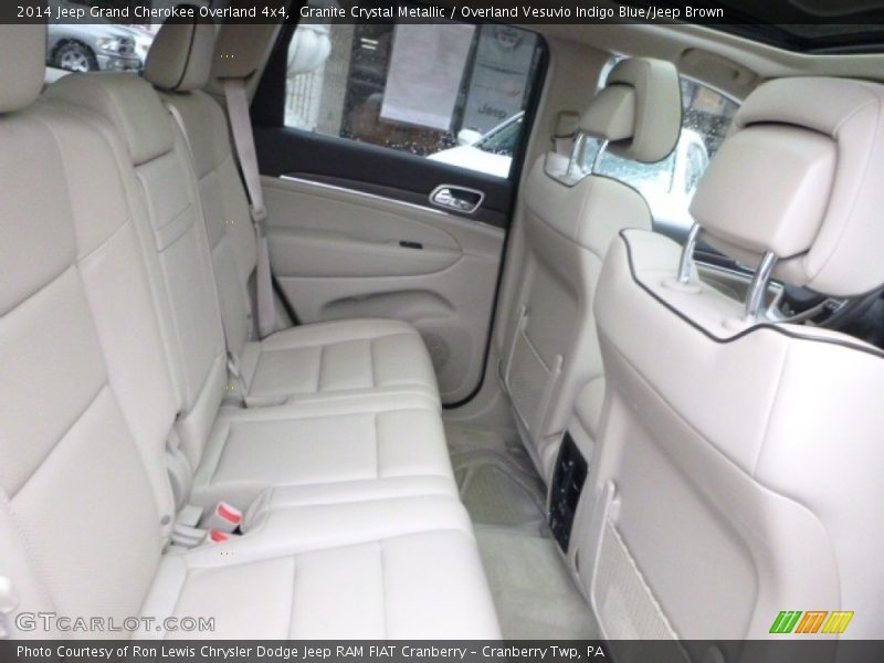 Granite Crystal Metallic / Overland Vesuvio Indigo Blue/Jeep Brown 2014 Jeep Grand Cherokee Overland 4x4