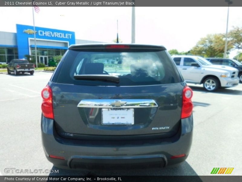 Cyber Gray Metallic / Light Titanium/Jet Black 2011 Chevrolet Equinox LS
