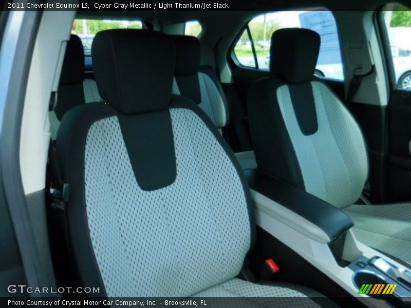 Cyber Gray Metallic / Light Titanium/Jet Black 2011 Chevrolet Equinox LS
