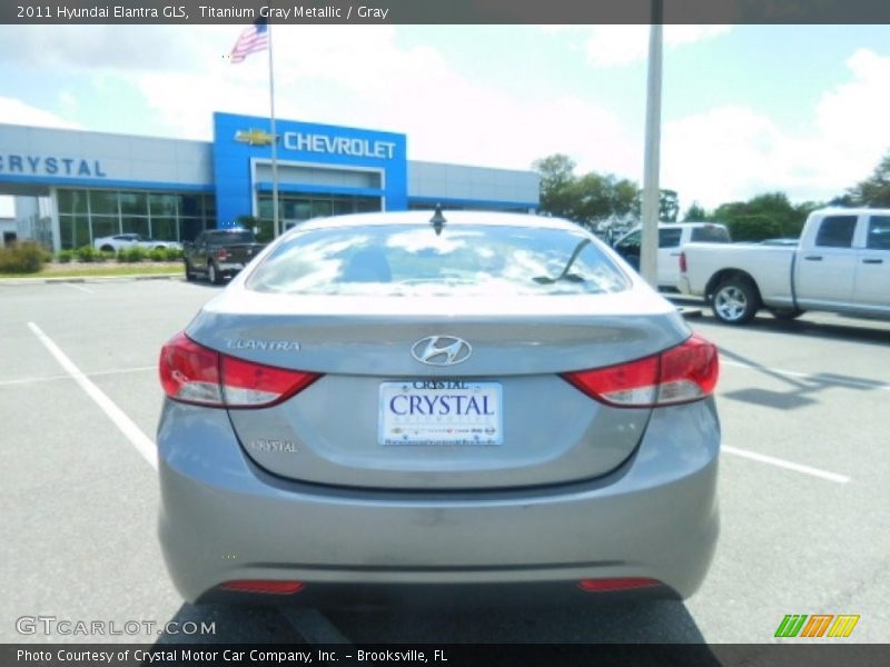 Titanium Gray Metallic / Gray 2011 Hyundai Elantra GLS