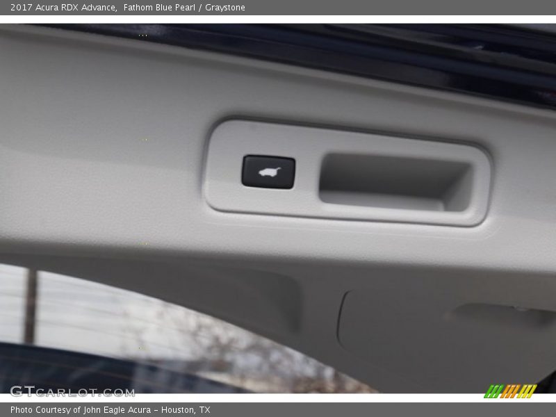 Fathom Blue Pearl / Graystone 2017 Acura RDX Advance