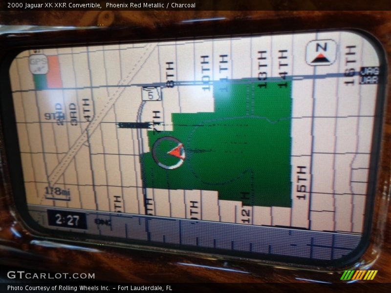 Phoenix Red Metallic / Charcoal 2000 Jaguar XK XKR Convertible