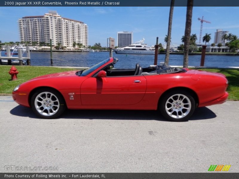  2000 XK XKR Convertible Phoenix Red Metallic
