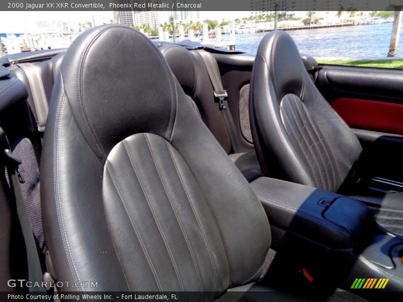 Phoenix Red Metallic / Charcoal 2000 Jaguar XK XKR Convertible