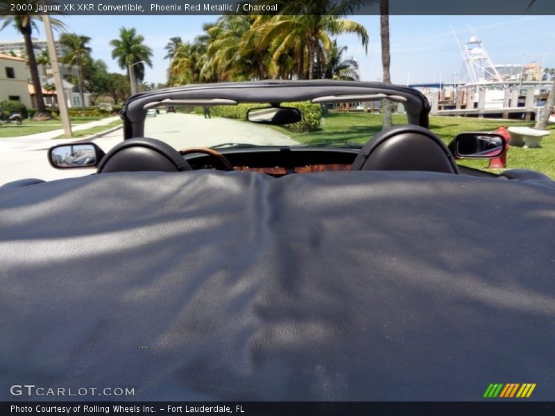 Phoenix Red Metallic / Charcoal 2000 Jaguar XK XKR Convertible