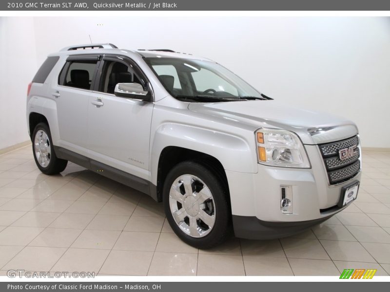 Quicksilver Metallic / Jet Black 2010 GMC Terrain SLT AWD