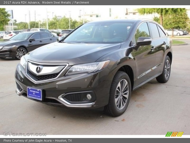 Modern Steel Metallic / Parchment 2017 Acura RDX Advance