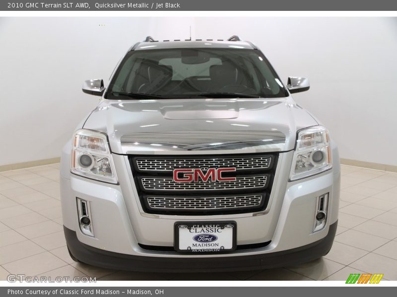 Quicksilver Metallic / Jet Black 2010 GMC Terrain SLT AWD