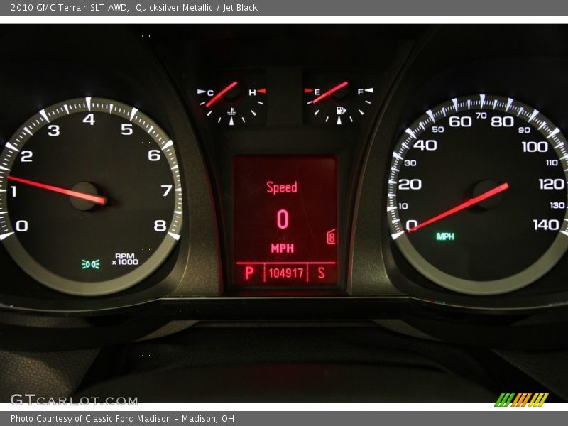Quicksilver Metallic / Jet Black 2010 GMC Terrain SLT AWD
