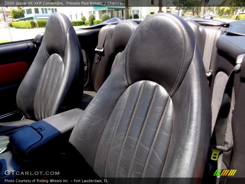 Phoenix Red Metallic / Charcoal 2000 Jaguar XK XKR Convertible