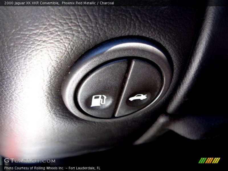 Phoenix Red Metallic / Charcoal 2000 Jaguar XK XKR Convertible