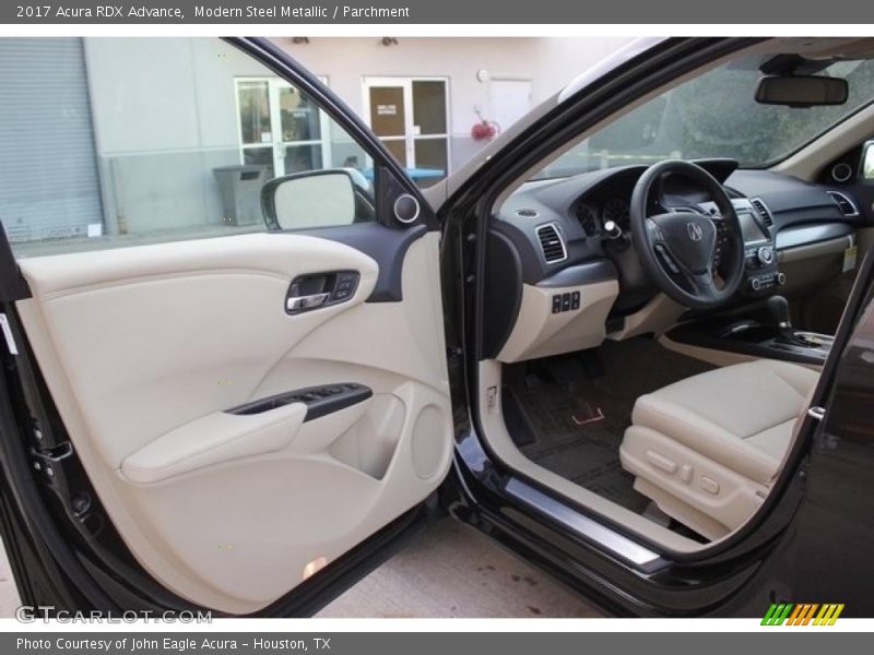 Modern Steel Metallic / Parchment 2017 Acura RDX Advance