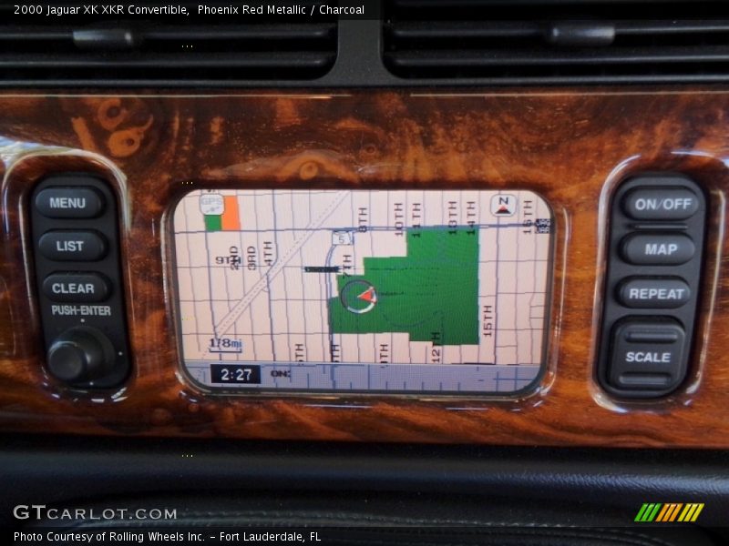 Navigation of 2000 XK XKR Convertible