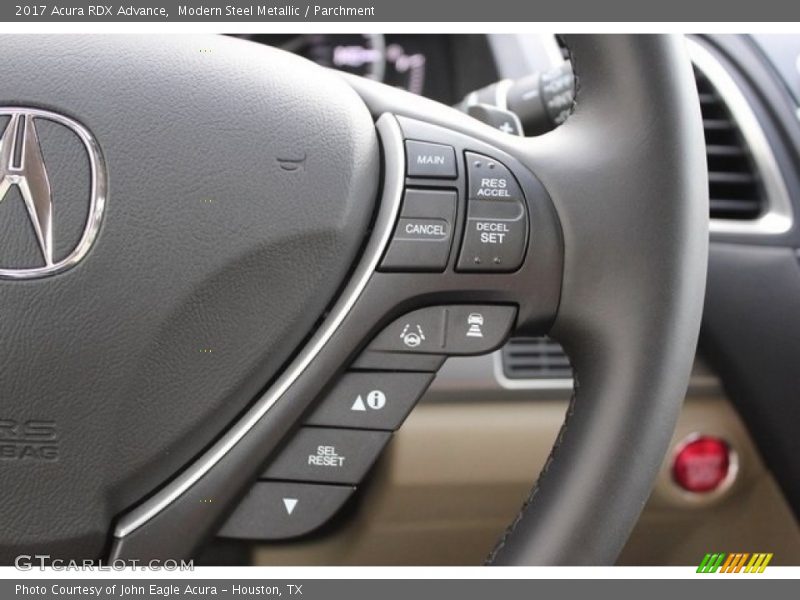 Modern Steel Metallic / Parchment 2017 Acura RDX Advance