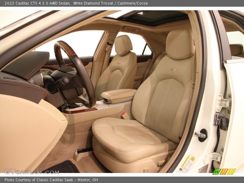 Front Seat of 2013 CTS 4 3.0 AWD Sedan