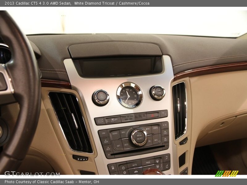 White Diamond Tricoat / Cashmere/Cocoa 2013 Cadillac CTS 4 3.0 AWD Sedan