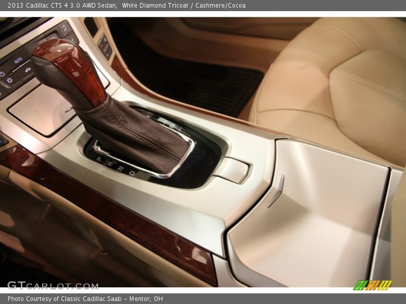 White Diamond Tricoat / Cashmere/Cocoa 2013 Cadillac CTS 4 3.0 AWD Sedan