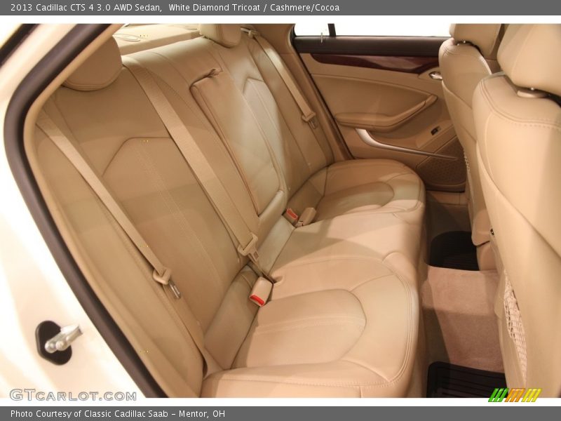 White Diamond Tricoat / Cashmere/Cocoa 2013 Cadillac CTS 4 3.0 AWD Sedan