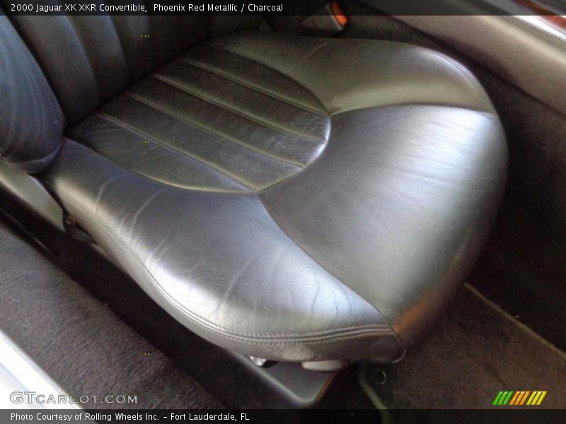 Phoenix Red Metallic / Charcoal 2000 Jaguar XK XKR Convertible