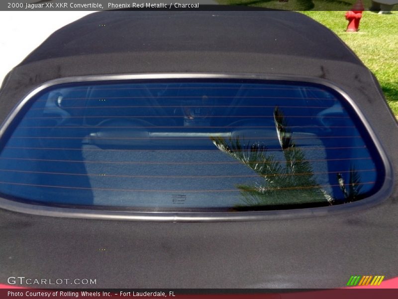 Phoenix Red Metallic / Charcoal 2000 Jaguar XK XKR Convertible