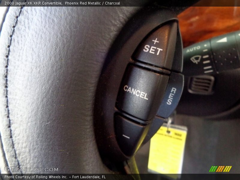 Phoenix Red Metallic / Charcoal 2000 Jaguar XK XKR Convertible