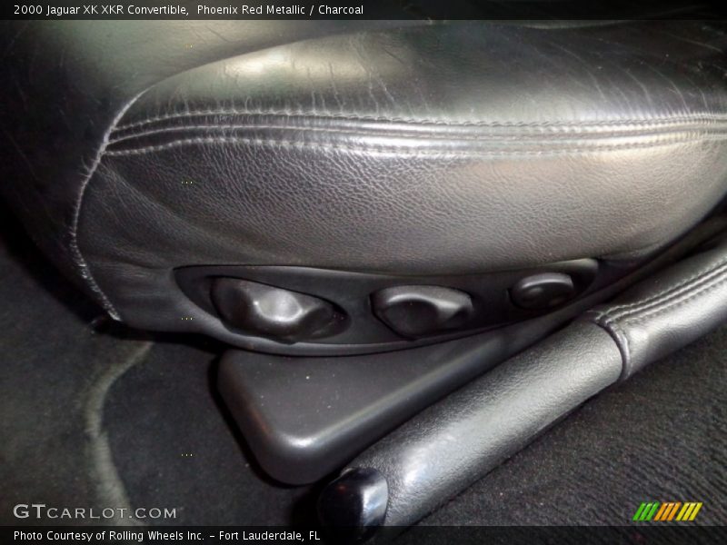 Phoenix Red Metallic / Charcoal 2000 Jaguar XK XKR Convertible